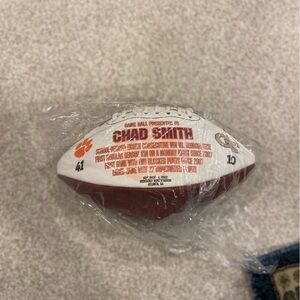 Clemson Commemorative Game Ball - Chad Smith - Clemson vs. Georgia Tech